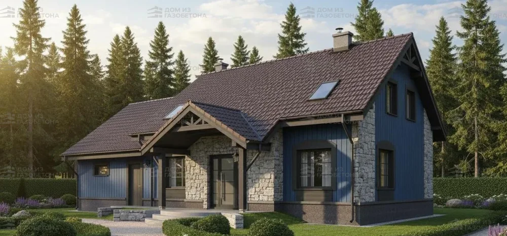 Проект Двухэтажный дом 17 на 9, 188 м2