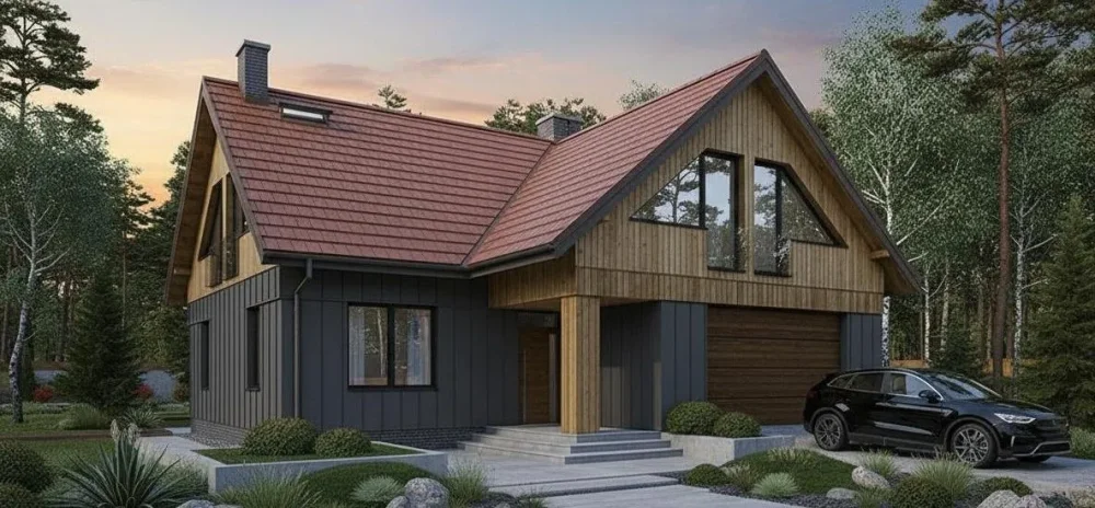 Проект Двухэтажный дом 13 на 14, 192 м2