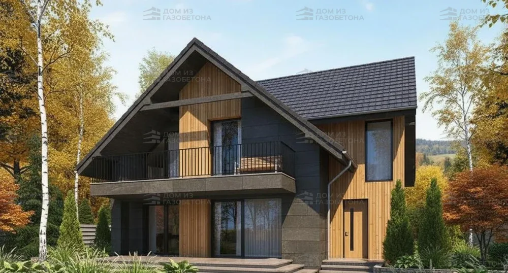 Проект Двухэтажный дом 14 на 15, 192 м2