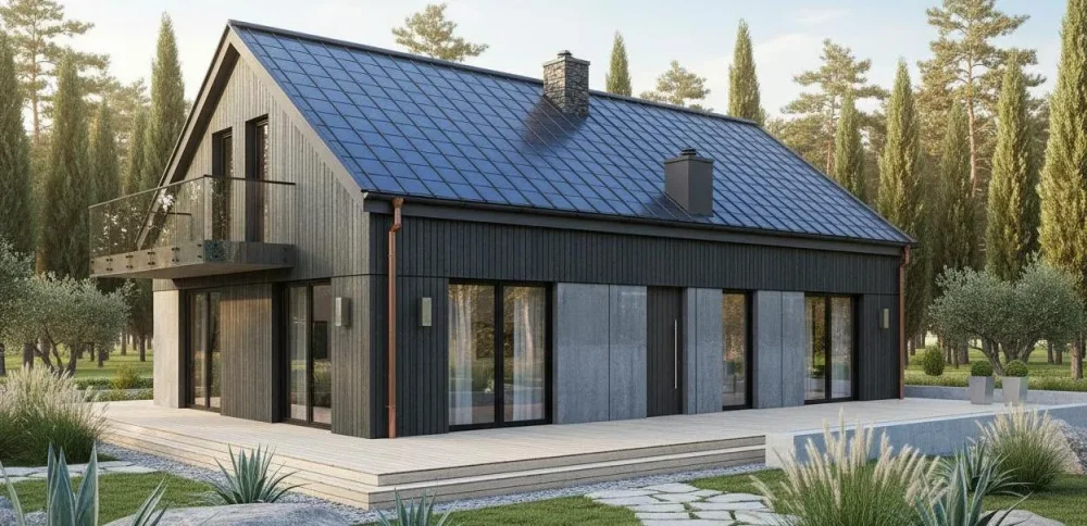 Проект Одноэтажный дом 9 на 13, 91 м2