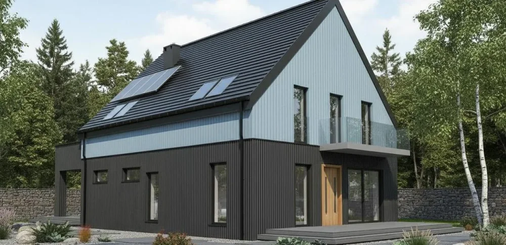 Проект Двухэтажный дом 16 на 10, 195 м2