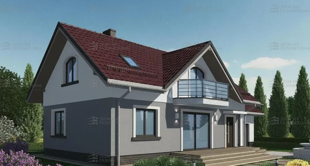 Проект Двухэтажный дом 12 на 11, 167 м2