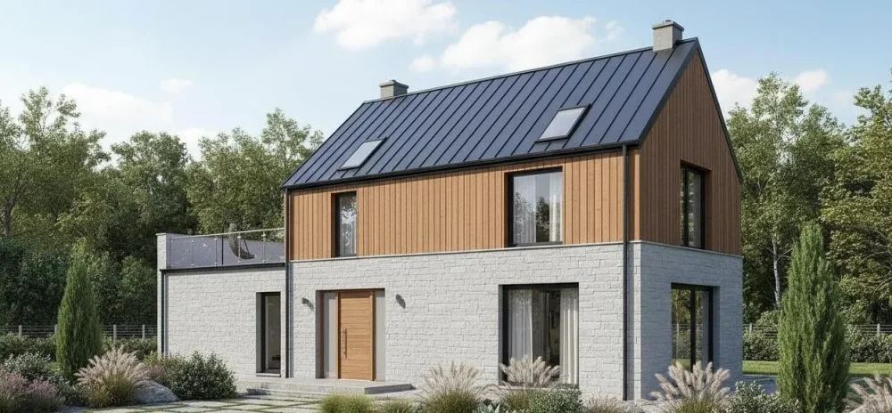 Проект Двухэтажный дом 17 на 9, 154 м2