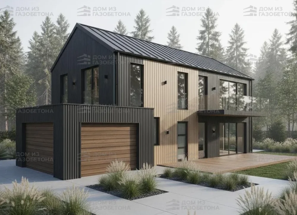 Проект Двухэтажный дом 16 на 17, 237 м2