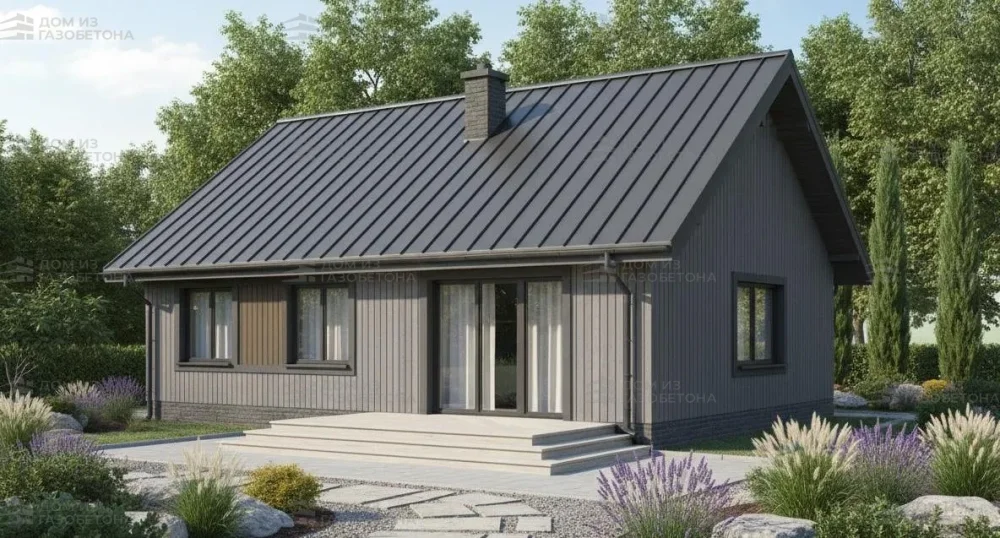 Проект Одноэтажный дом 11 на 10, 85 м2